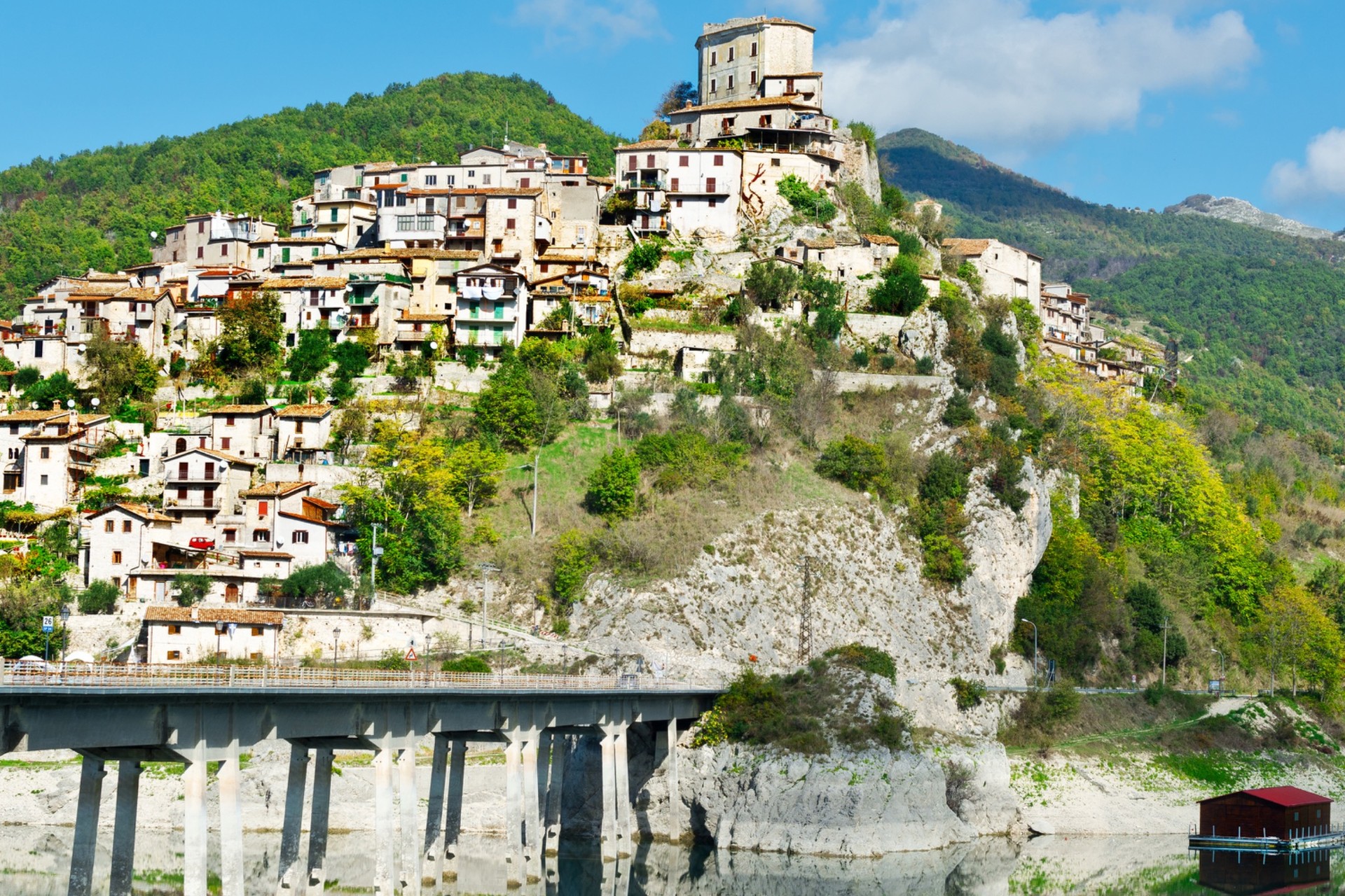 berat bridge river view albania
