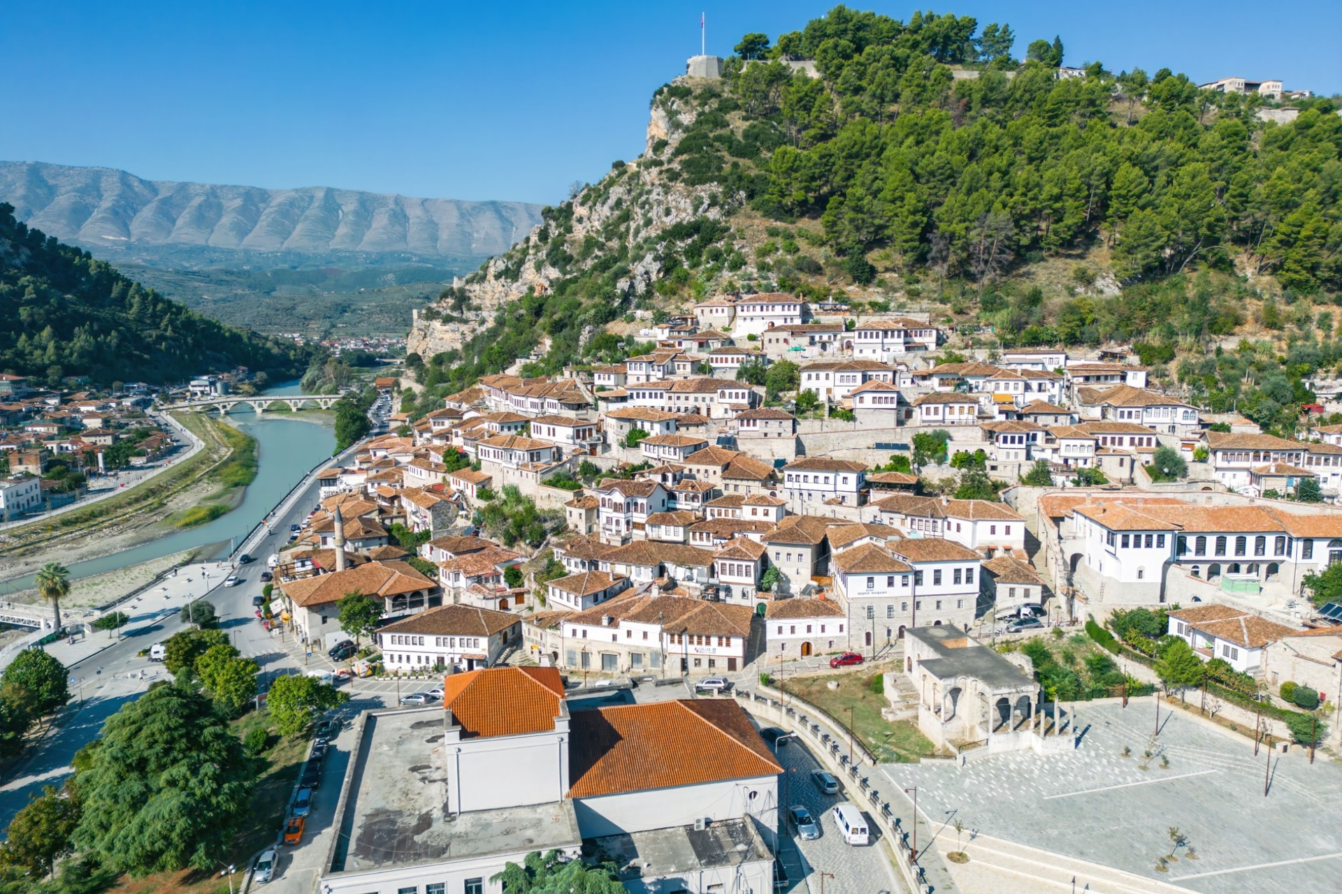mountain village in southern albania