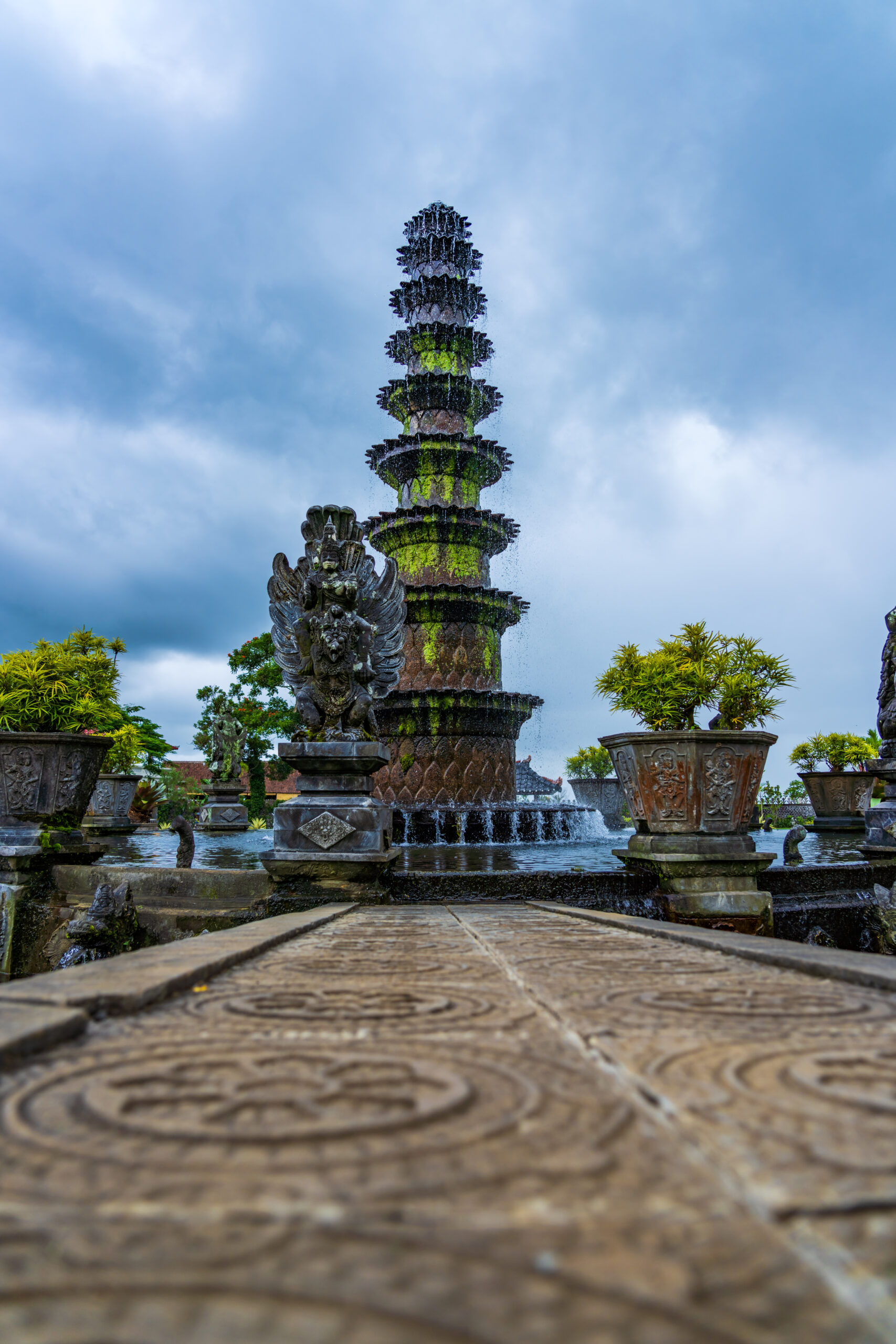 Tirta Gangga palace in Bali Indonesia